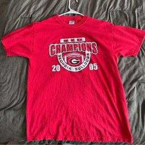 Vintage Jerzees Georgia Bulldogs 2005 SEC Champions T-shirt